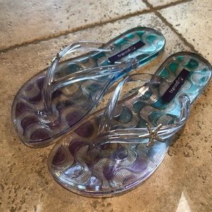 Jelly flip flops